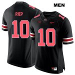 Men's NCAA Ohio State Buckeyes Amir Riep #10 College Stitched Authentic Nike Red Number Black Football Jersey YC20O20MI